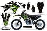 Dirt Bike Graphics Kit Decal Sticker Wrap For Kawasaki KXF250 2013-2016 RELOADED GREEN BLACK