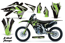 Dirt Bike Graphics Kit Decal Sticker Wrap For Kawasaki KXF250 2013-2016 TRIBAL GREEN BLACK-atv motorcycle utv parts accessories gear helmets jackets gloves pantsAll Terrain Depot
