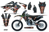 Dirt Bike Graphics Kit Decal Sticker Wrap For Kawasaki KXF250 2013-2016 WW2 BOMBER