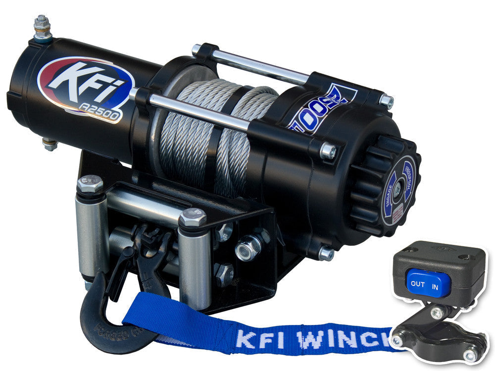 KFI A2500-R2  2500lb Winch Kit for Honda Rancher TRX420 FA (Solid Axle ONLY)
