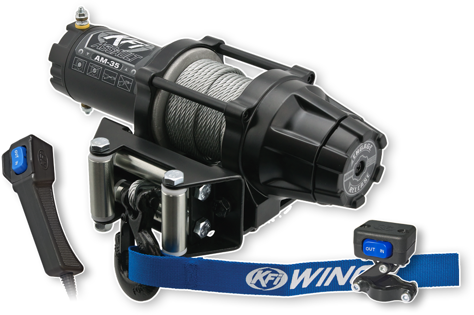 KFI #AM-35 3500lbs Assault Winch