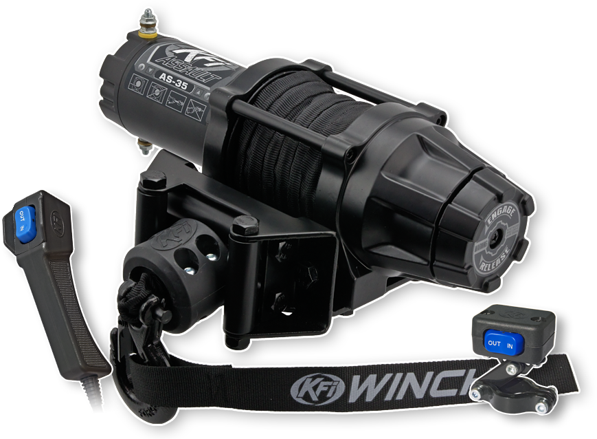 KFI AS-35 3500lbs Assault Winch