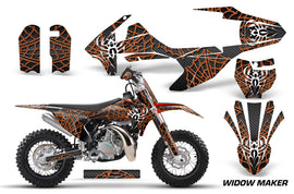Dirt Bike Decal Graphics Kit Sticker Wrap For KTM SX50 SX 50 2016-2018 WIDOW ORANGE BLACK-atv motorcycle utv parts accessories gear helmets jackets gloves pantsAll Terrain Depot
