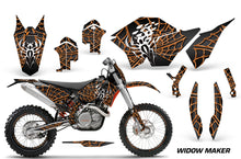 Load image into Gallery viewer, Graphics Kit Decal Wrap + # Plates For KTM SX/XCR-W/EXC/XC/XC-W/XCF-W 2007-2011 WIDOW ORANGE BLACK-atv motorcycle utv parts accessories gear helmets jackets gloves pantsAll Terrain Depot