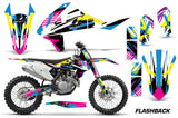 Dirt Bike Decal Graphic Kit Wrap For KTM SX SXF XCF 250/350/450 2016+ FLASHBACK