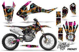 Dirt Bike Decal Graphic Kit Wrap For KTM SX SXF XCF 250/350/450 2016+ FRENZY ORANGE-atv motorcycle utv parts accessories gear helmets jackets gloves pantsAll Terrain Depot