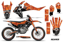 Load image into Gallery viewer, GraphicS Kit Decal Wrap + # Plates For KTM SX SXF XCF 250/350/450 2016+ REAPER ORANGE-atv motorcycle utv parts accessories gear helmets jackets gloves pantsAll Terrain Depot