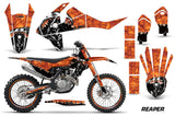 GraphicS Kit Decal Wrap + # Plates For KTM SX SXF XCF 250/350/450 2016+ REAPER ORANGE