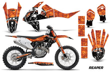 Load image into Gallery viewer, Dirt Bike Decal Graphic Kit Wrap For KTM SX SXF XCF 250/350/450 2016+ REAPER ORANGE-atv motorcycle utv parts accessories gear helmets jackets gloves pantsAll Terrain Depot