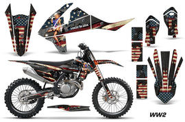 GraphicS Kit Decal Wrap + # Plates For KTM SX SXF XCF 250/350/450 2016+ WW2 BOMBER-atv motorcycle utv parts accessories gear helmets jackets gloves pantsAll Terrain Depot