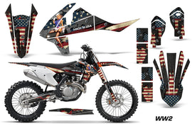 Dirt Bike Decal Graphic Kit Wrap For KTM SX SXF XCF 250/350/450 2016+ WW2 BOMBER-atv motorcycle utv parts accessories gear helmets jackets gloves pantsAll Terrain Depot