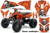 ATV Decal Graphics Kit Quad Wrap For KTM 450 450XC 525 525XC 2008-2013 BONES ORANGE