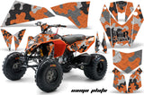 ATV Decal Graphics Kit Quad Wrap For KTM 450 450XC 525 525XC 2008-2013 CAMOPLATE ORANGE