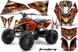 ATV Decal Graphics Kit Quad Wrap For KTM 450 450XC 525 525XC 2008-2013 FIRESTORM BLACK