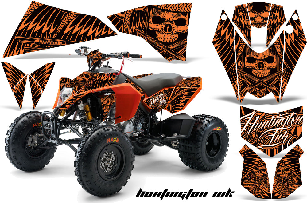 ATV Decal Graphics Kit Quad Wrap For KTM 450 450XC 525 525XC 2008-2013 HISH ORANGE-atv motorcycle utv parts accessories gear helmets jackets gloves pantsAll Terrain Depot