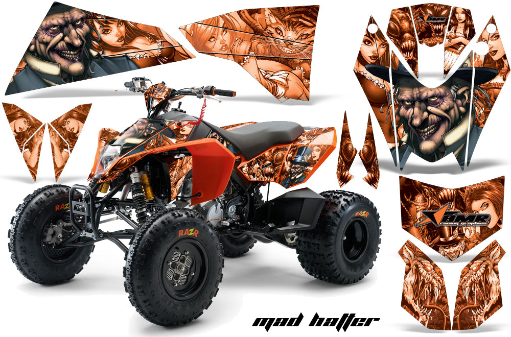 ATV Decal Graphics Kit Quad Wrap For KTM 450 450XC 525 525XC 2008-2013 HATTER ORANGE-atv motorcycle utv parts accessories gear helmets jackets gloves pantsAll Terrain Depot