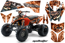 Load image into Gallery viewer, ATV Decal Graphics Kit Quad Wrap For KTM 450 450XC 525 525XC 2008-2013 HATTER SILVER ORANGE-atv motorcycle utv parts accessories gear helmets jackets gloves pantsAll Terrain Depot