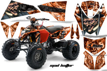 Load image into Gallery viewer, ATV Decal Graphics Kit Quad Wrap For KTM 450 450XC 525 525XC 2008-2013 HATTER BLACK ORANGE-atv motorcycle utv parts accessories gear helmets jackets gloves pantsAll Terrain Depot