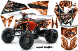 ATV Decal Graphics Kit Quad Wrap For KTM 450 450XC 525 525XC 2008-2013 HATTER BLACK ORANGE