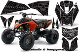 ATV Decal Graphics Kit Quad Wrap For KTM 450 450XC 525 525XC 2008-2013 HISH SILVER