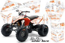 Load image into Gallery viewer, ATV Decal Graphics Kit Quad Wrap For KTM 450 450XC 525 525XC 2008-2013 SSSH ORANGE WHITE-atv motorcycle utv parts accessories gear helmets jackets gloves pantsAll Terrain Depot