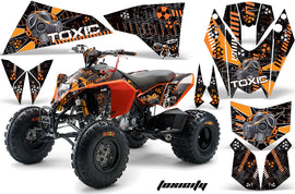 ATV Decal Graphics Kit Quad Wrap For KTM 450 450XC 525 525XC 2008-2013 TOXIC ORANGE BLACK-atv motorcycle utv parts accessories gear helmets jackets gloves pantsAll Terrain Depot