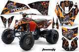 ATV Decal Graphics Kit Quad Wrap For KTM 450 450XC 525 525XC 2008-2013 TOXIC ORANGE BLACK