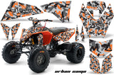 ATV Decal Graphics Kit Quad Wrap For KTM 450 450XC 525 525XC 2008-2013 URBAN CAMO ORANGE