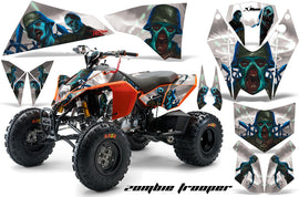 ATV Decal Graphics Kit Quad Wrap For KTM 450 450XC 525 525XC 2008-2013 ZOMBIE WHITE-atv motorcycle utv parts accessories gear helmets jackets gloves pantsAll Terrain Depot