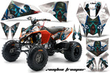 ATV Decal Graphics Kit Quad Wrap For KTM 450 450XC 525 525XC 2008-2013 ZOMBIE WHITE