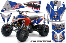 Load image into Gallery viewer, ATV Decal Graphics Kit Quad Wrap For KTM 450 450XC 525 525XC 2008-2013 WARHAWK BLUE-atv motorcycle utv parts accessories gear helmets jackets gloves pantsAll Terrain Depot
