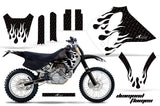 Dirt Bike Graphics Kit Decal Sticker Wrap For KTM SX/XC/EXC/LC4 1993-1997 DIAMOND FLAMES WHITE BLACK