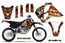 Load image into Gallery viewer, Dirt Bike Graphics Kit Decal Sticker Wrap For KTM SX/XC/EXC/LC4 1993-1997 FIRESTORM BLACK-atv motorcycle utv parts accessories gear helmets jackets gloves pantsAll Terrain Depot
