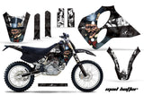 Dirt Bike Graphics Kit Decal Sticker Wrap For KTM SX/XC/EXC/LC4 1993-1997 HATTER WHITE BLACK