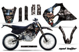 Dirt Bike Graphics Kit Decal Sticker Wrap For KTM SX/XC/EXC/LC4 1993-1997 HATTER SILVER BLACK