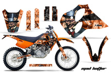 Load image into Gallery viewer, Dirt Bike Graphics Kit Decal Sticker Wrap For KTM SX/XC/EXC/LC4 1993-1997 HATTER BLACK ORANGE-atv motorcycle utv parts accessories gear helmets jackets gloves pantsAll Terrain Depot