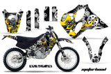 Dirt Bike Graphics Kit Decal Sticker Wrap For KTM SX/XC/EXC/LC4 1993-1997 MOTORHEAD BLACK
