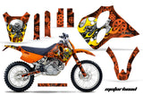 Dirt Bike Graphics Kit Decal Sticker Wrap For KTM SX/XC/EXC/LC4 1993-1997 MOTORHEAD ORANGE