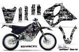 Dirt Bike Graphics Kit Decal Sticker Wrap For KTM SX/XC/EXC/LC4 1993-1997 SSSH WHITE BLACK