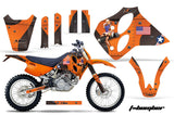 Dirt Bike Graphics Kit Decal Sticker Wrap For KTM SX/XC/EXC/LC4 1993-1997 TBOMBER ORANGE
