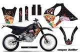 Dirt Bike Graphics Kit Decal Sticker Wrap For KTM SX/XC/EXC/LC4 1993-1997 VEGAS BLACK
