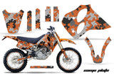 Graphics Kit Decal Sticker Wrap + # Plates For KTM SX/XC/EXC/LC4 1993-1997 CAMOPLATE ORANGE