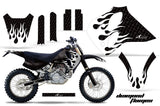 Graphics Kit Decal Sticker Wrap + # Plates For KTM SX/XC/EXC/LC4 1993-1997 DIAMOND FLAMES BLACK WHITE