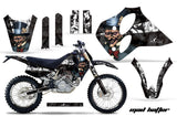 Graphics Kit Decal Sticker Wrap + # Plates For KTM SX/XC/EXC/LC4 1993-1997 HATTER WHITE BLACK
