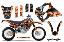Load image into Gallery viewer, Graphics Kit Decal Sticker Wrap + # Plates For KTM SX/XC/EXC/LC4 1993-1997 HATTER BLACK ORANGE-atv motorcycle utv parts accessories gear helmets jackets gloves pantsAll Terrain Depot
