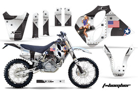 Graphics Kit Decal Sticker Wrap + # Plates For KTM SX/XC/EXC/LC4 1993-1997 TBOMBER WHITE-atv motorcycle utv parts accessories gear helmets jackets gloves pantsAll Terrain Depot