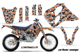 Graphics Kit Decal Sticker Wrap + # Plates For KTM SX/XC/EXC/LC4 1993-1997 URBAN CAMO ORANGE-atv motorcycle utv parts accessories gear helmets jackets gloves pantsAll Terrain Depot