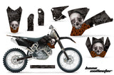 Dirt Bike Graphics Kit Decal Wrap For KTM  SX SXS EXC MXC 2001-2004 BONES BLACK