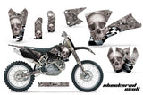 Dirt Bike Graphics Kit Decal Wrap For KTM  SX SXS EXC MXC 2001-2004 CHECKERED SILVER