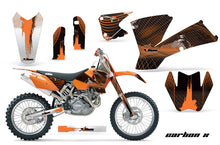 Load image into Gallery viewer, Dirt Bike Graphics Kit Decal Wrap For KTM SX SXS EXC MXC 2001-2004 CARBONX ORANGE-atv motorcycle utv parts accessories gear helmets jackets gloves pantsAll Terrain Depot